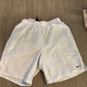 Nike Men's Athletic White Shorts